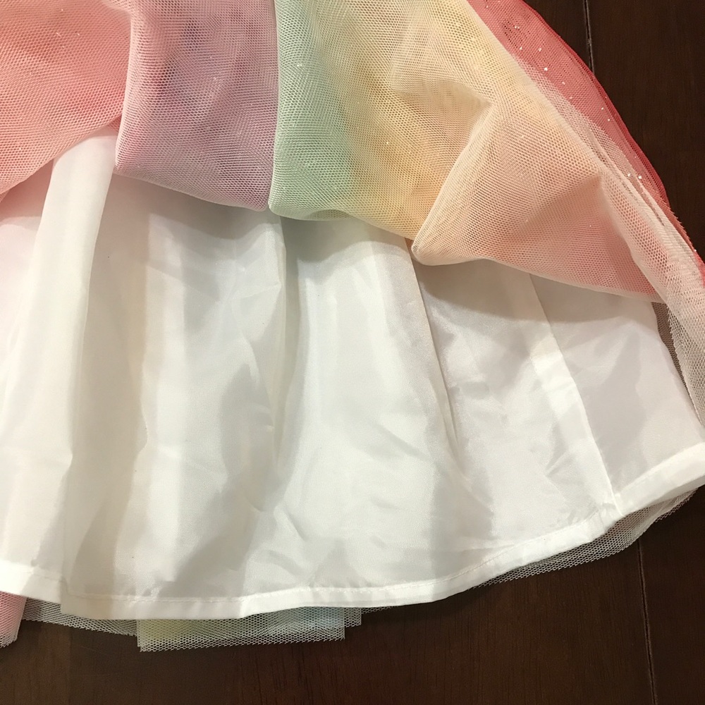 Sold 🚫 Rainbow Dress and Bow Set 💛💚💙💜❤️ - Picture 6 of 6